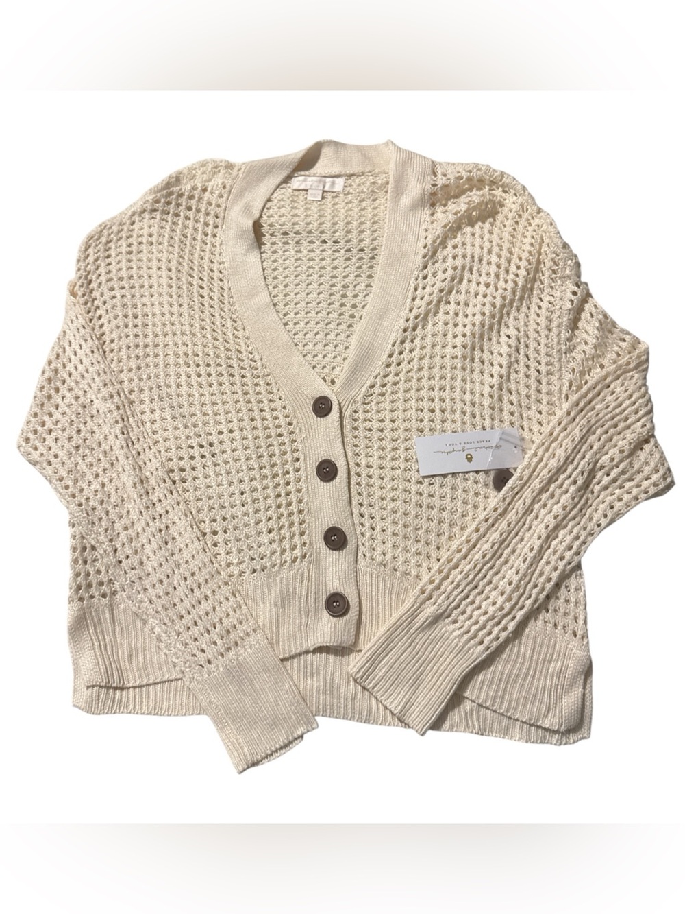 Spiritual Gangster- Laurel Cardigan in Ivory